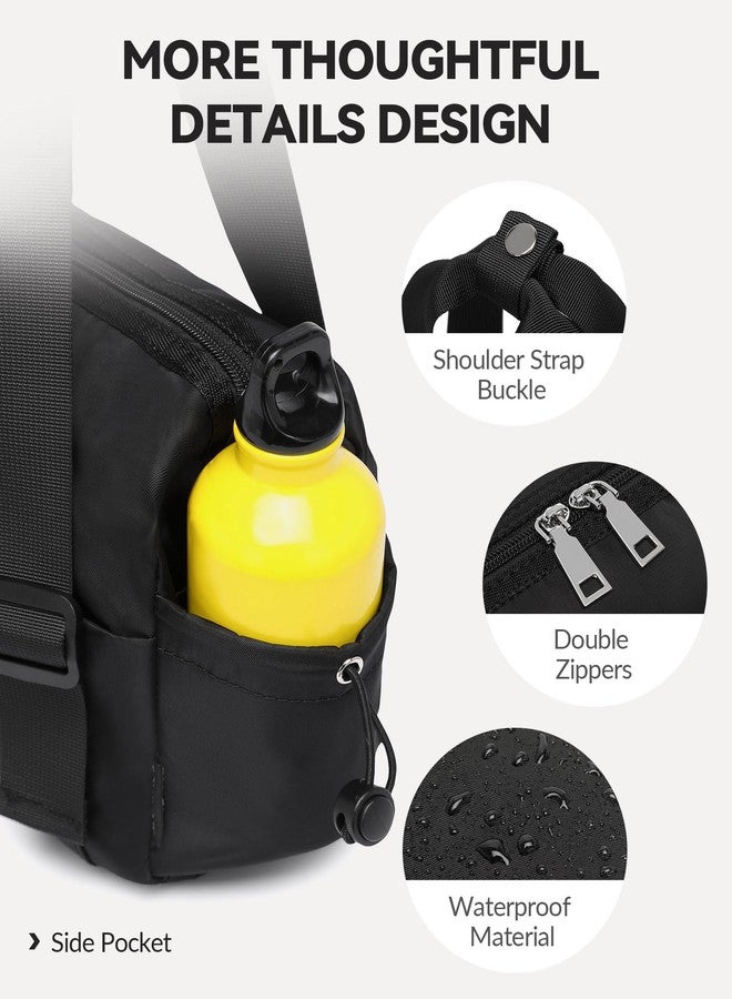 BAVERGE Small Gym Bag for Women Mini Duffle Bag with Wet Compartment, Lightweight Waterproof Cute Tote for Girls Workout Sport Travel, Black - Image 5